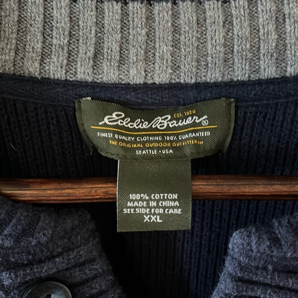 Men’s 100% cotton sweater - Picture 2 of 2